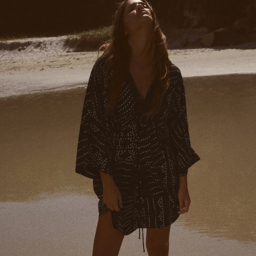 Zara Limited Edition Printed Kaftan Dress